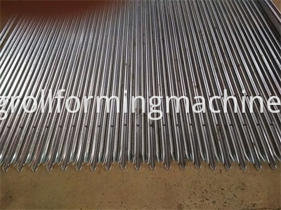 Galvanized Steel Profile Palisade Pales Fence Machine